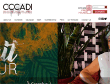 Tablet Screenshot of cccadi.org